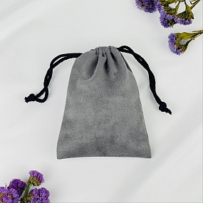 Мешочек: Бархат серый 1 шт.