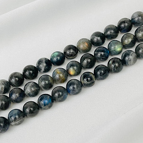 Бусины для украшений из Лабрадора (38 бусин), Артикул: 078617 - изображение товара №2