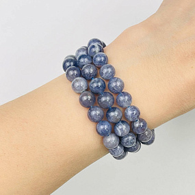 Бусины для украшений из Иолита (50 бусин), Артикул: 075730 - изображение товара №1