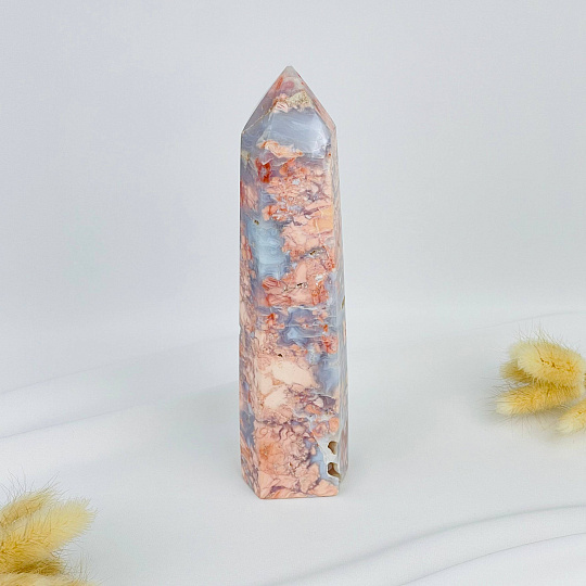 Кристалл из розового цветочного Агата, Артикул: 117080 - изображение товара №3