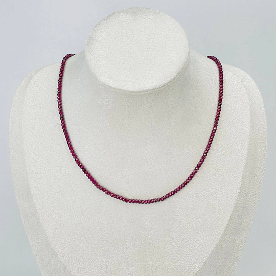 Колье из Граната (Альмандин), Артикул: 114751 - изображение товара №1