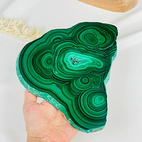 Срез Малахита на подставке, Артикул: 116176 - изображение товара №2