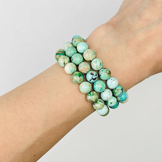 Бусины для украшений из  Варисцита (46 бусин), Артикул: 116204 - изображение товара №2