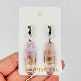 Серьги из Кварцевого аметиста