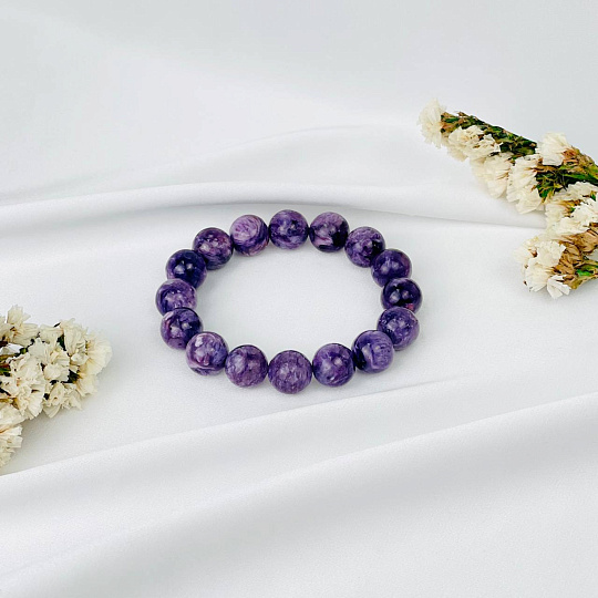 Браслет из Чароита, Артикул: 115881 - изображение товара №2